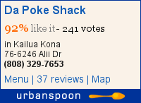 Da Poke Shack on Urbanspoon