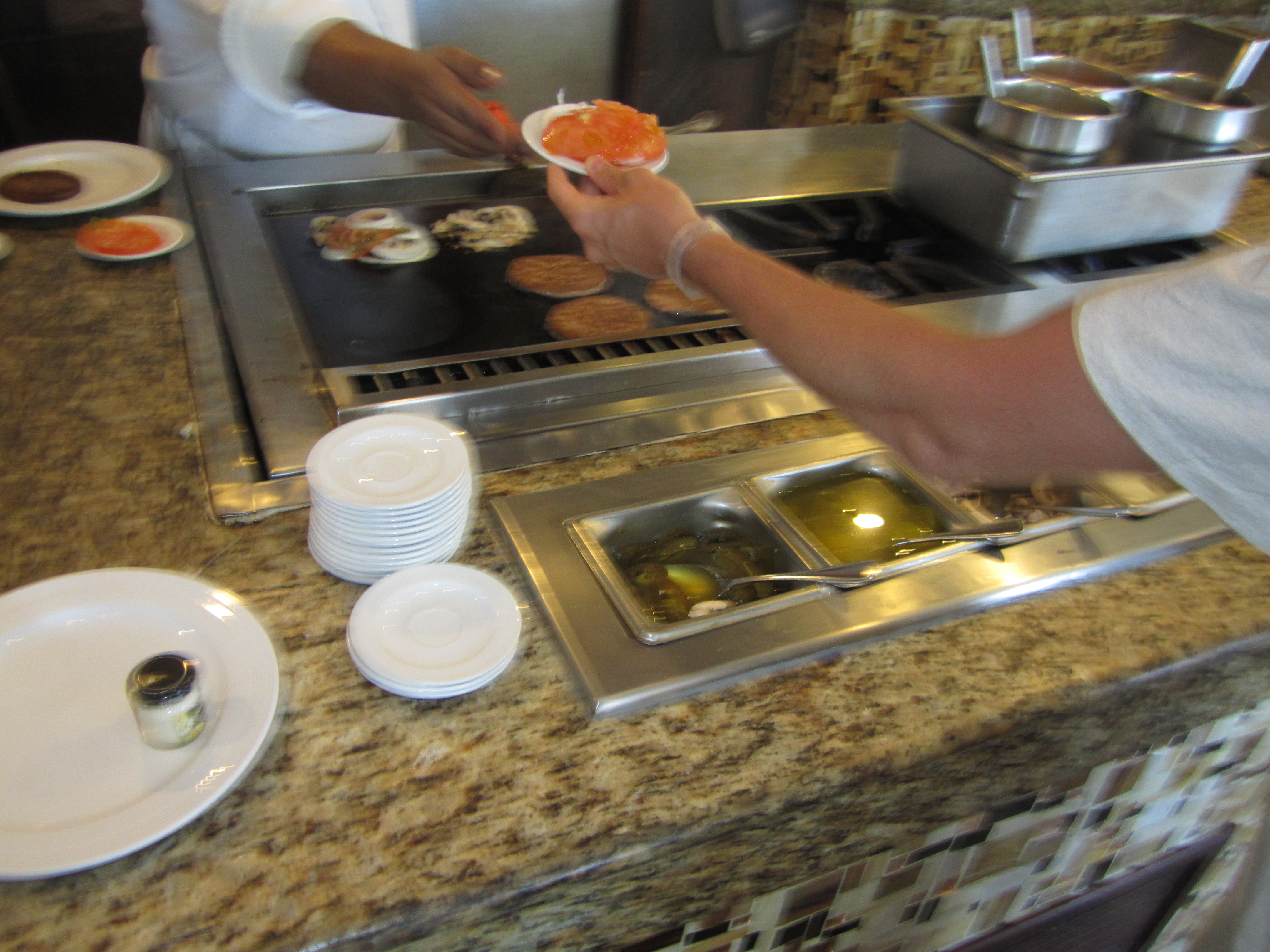 Buffet Hamburger Bar