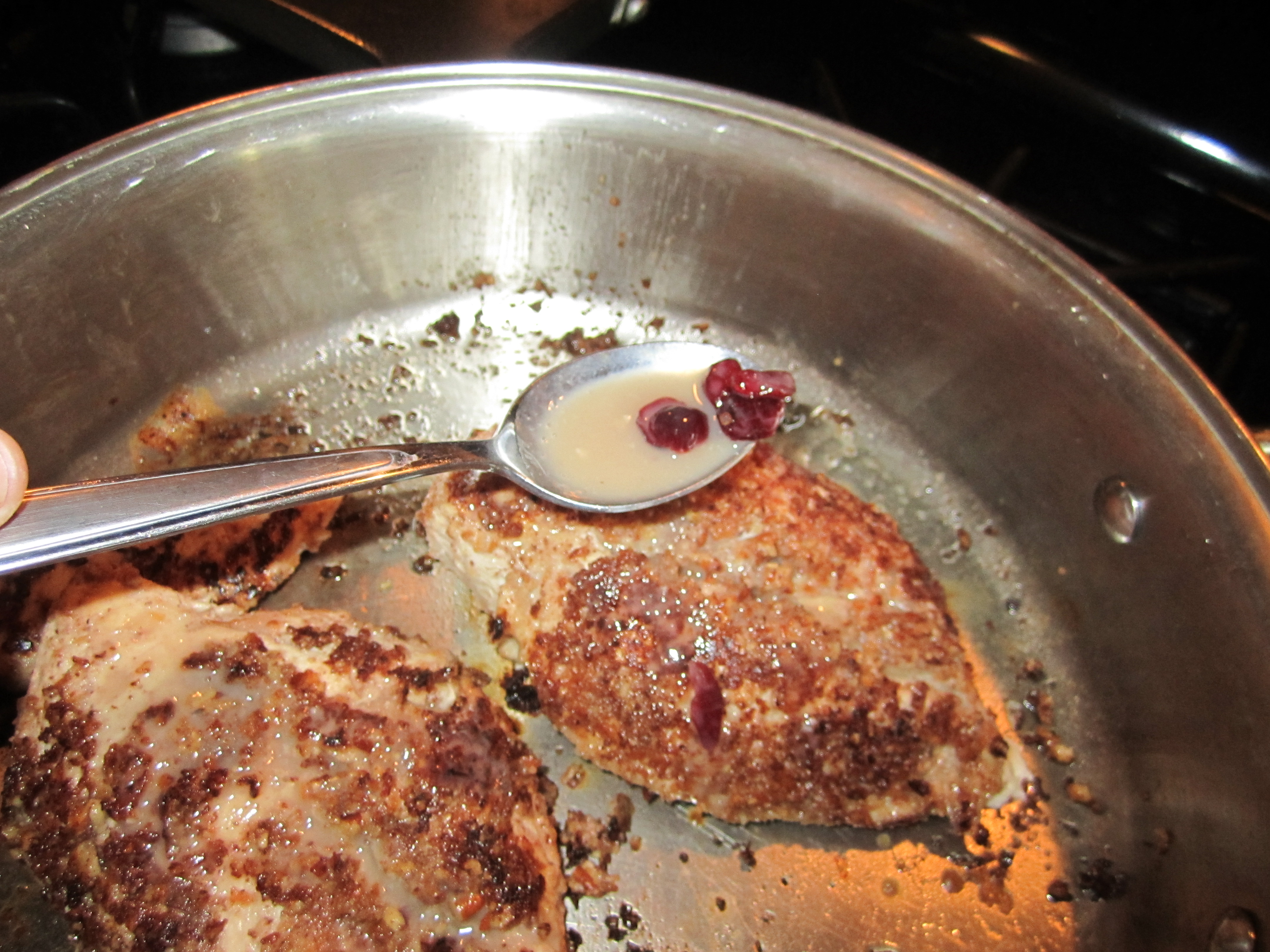 Baste the chicken Baste the chicken