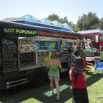 The VCHOS Truck from L.A. Their Papusas are glorious! We had the bean and cheese and it was incredible