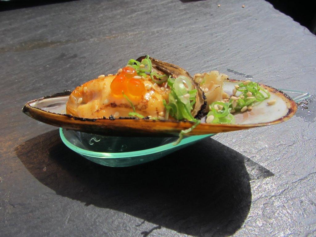 Food and Wine Festival Palm Desert - Seared Green Mussel