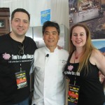 Food and Wine Festival Palm Desert - Chef Rey Yamaguchi poses with Toms Foodie Blog