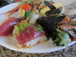 Makino Japanese Plate of Food