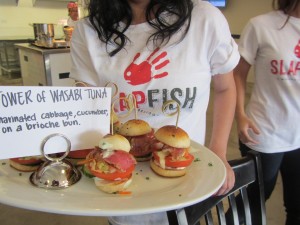 SlapFish Tower of Wasabi Tuna