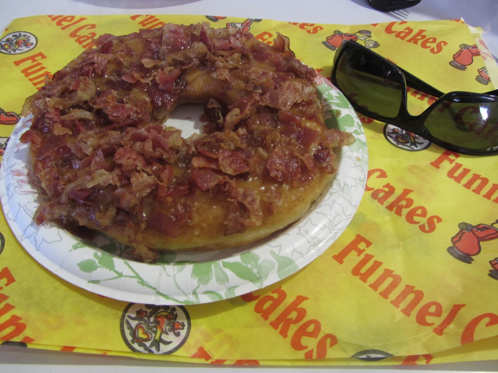 Bacon Doughnut from Texas Donuts Bacon Doughnut from Texas Donuts