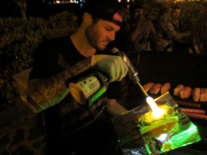 Hawaii Gastronomic Journey  Street Food -  Kron Dogs with Blow Torch