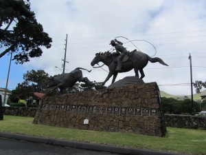Image of Waimea is cowboy Statue Waimea is cowboy country