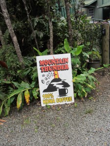 Hawaii Agritourism - Mountain Thunder Coffee is located in the mountains above Kona