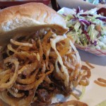 Deemer's pulled Pork Burger