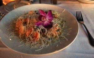 Stella's Fettuccini Con Scampi Pentangeli