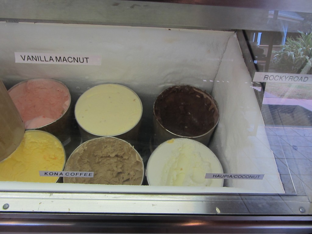 Kona to Volacano National Park - P'anauala'a Bakery sells Tropical Dreams Ice Cream - It really is the best Ice Cream I ever tasted! Actually made from cows milk from the Big Island!