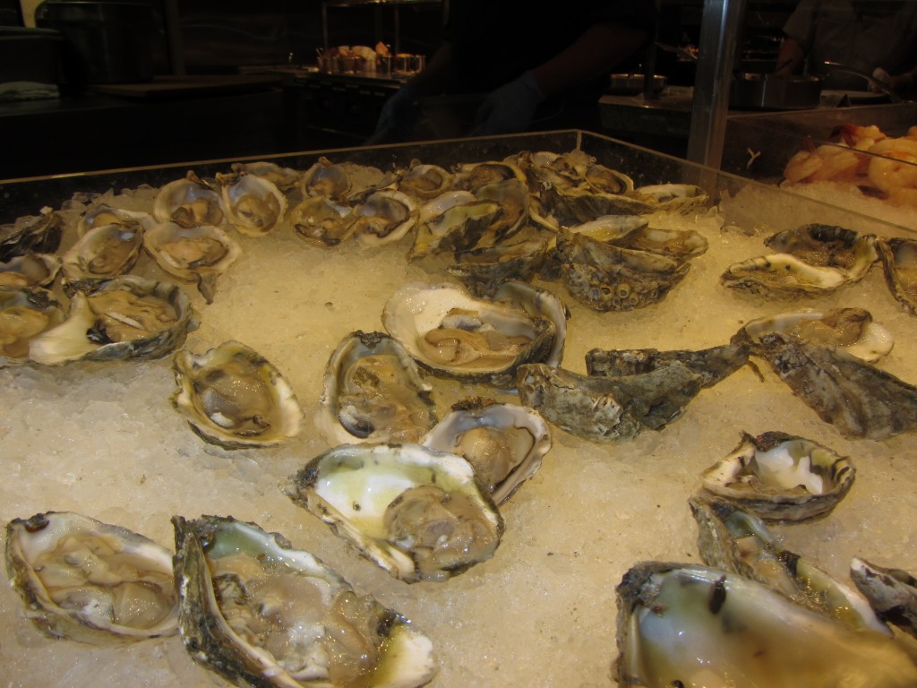 Fresh Shucked Oysters at Bacchanal Buffet Las Vegas 