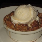 Apple Cobbler Decadence! Apples, Crumbles and Rich Ice Cream. O Face time!