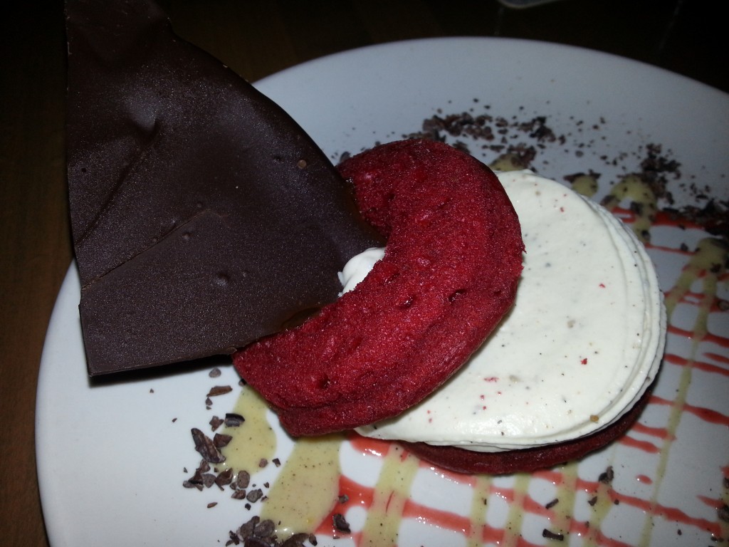 Chapter One Red Velvet Doughnut - Great taste, but too much ginger pepper