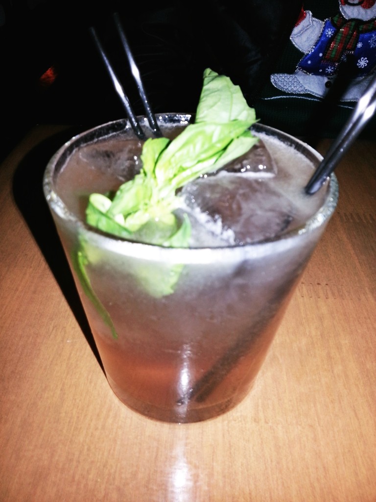 Chapter One Blue Berry Fizz cocktail a sweet and botanical cocktail with a perfect balance