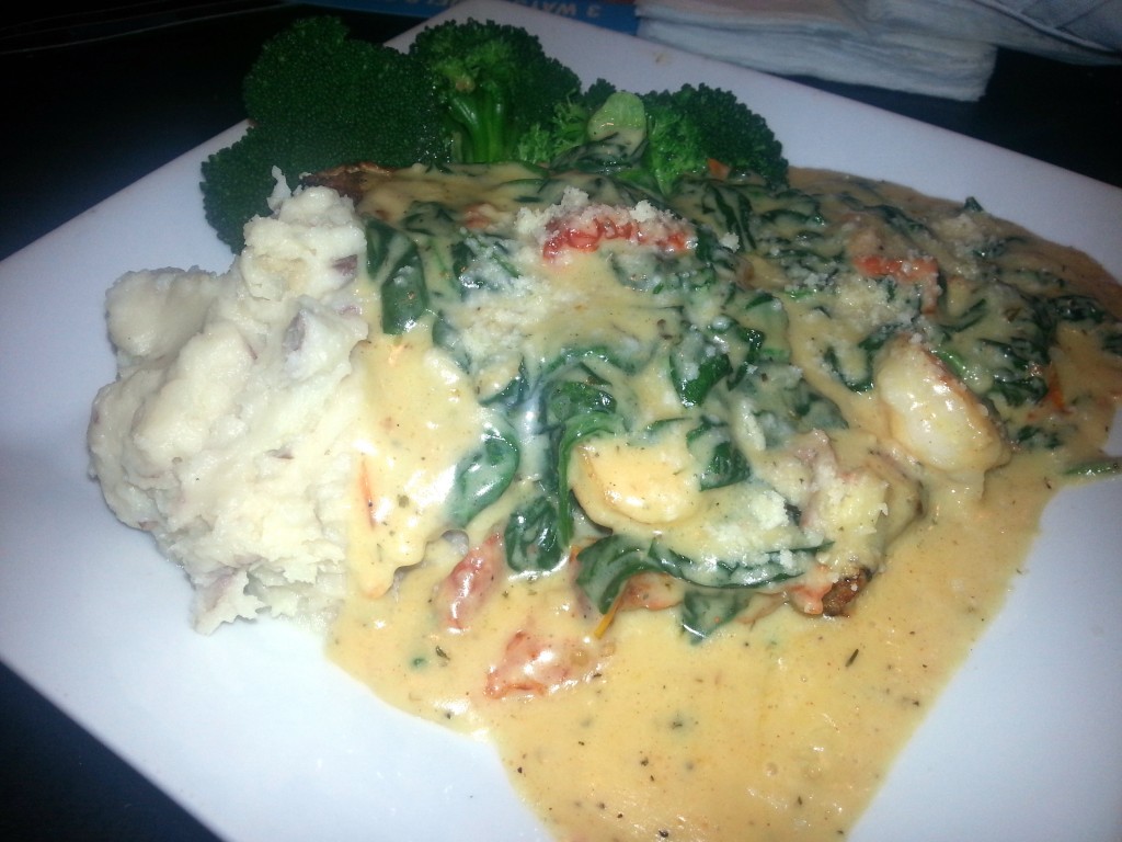 Chicken and Shrimp Rockafeller