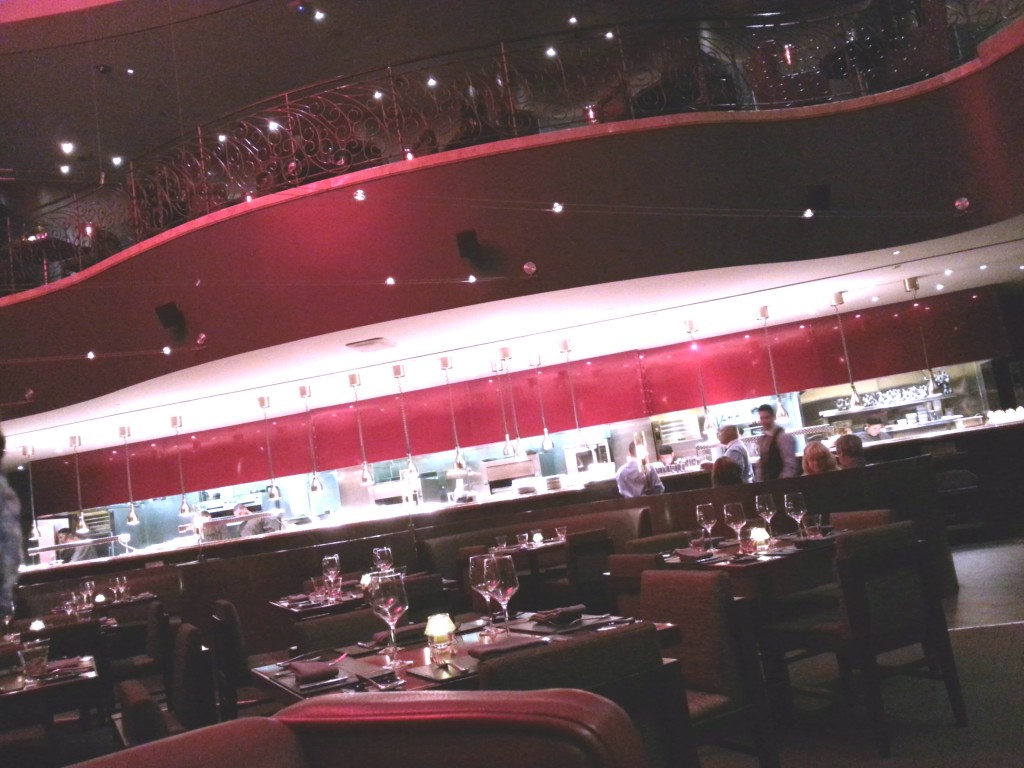 Interior of Gordon Ramsay Steak Restaurant