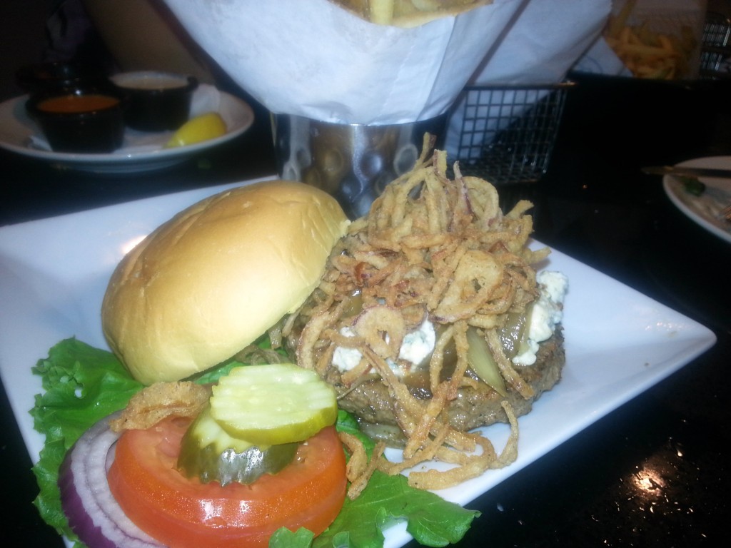 The Black and Bleu Burger