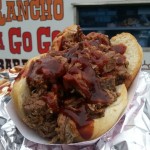 Rancho a go go brisket sandwich