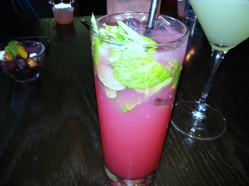 Charlie Palmers Blood Orange Mojito