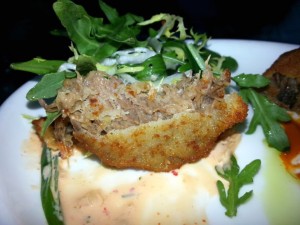 Charlie Palmers head cheese croquettes_open