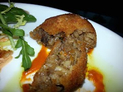 Charlie Palmers oxtail risotto balls_open