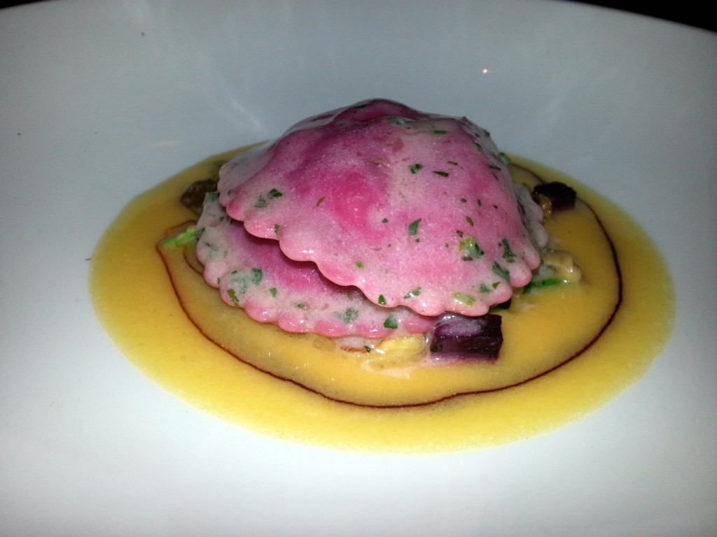 Ranch appetizer Goat Cheese Ravioli