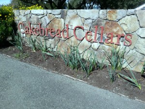 Napa Valley Cakebread sign