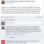 Update: Amy and Sammy now claim all their accounts were hacked and now working with the FBI!