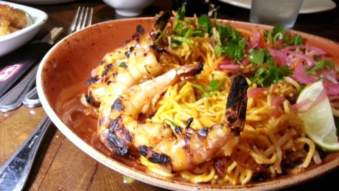 PF Changs red curry noodles