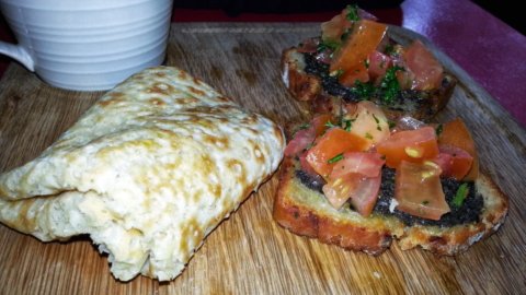 Ireland Dublin Boxty House Boxty Platter cake