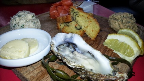 Ireland Dublin Boxty House seafood platter oyster
