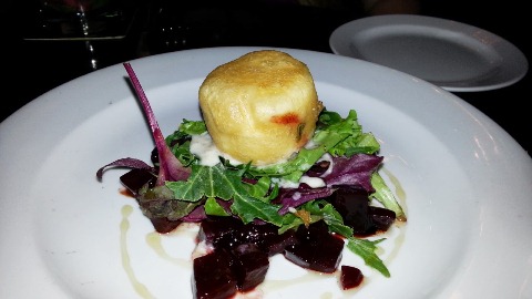 Ireland Dublin Tradditional Bank food Goat Cheese Croquete