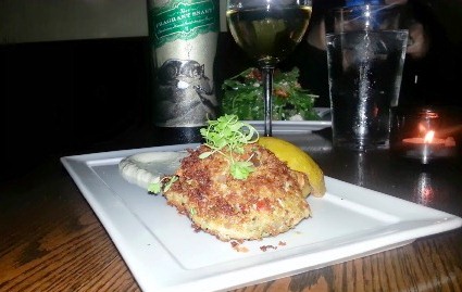 SeaLegs Wine Bar prosciutto lump crab cakes