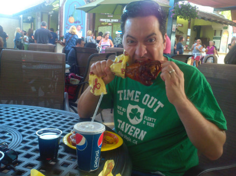 OC Fair Eating Turkey Leg