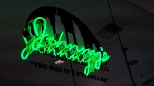 Johnny's Real New York Pizza Sign