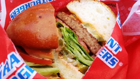 OC Fair GrantBurger Ghost Chile Burger