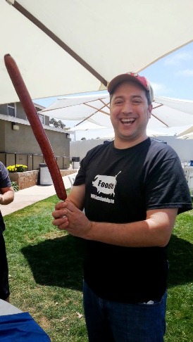 2013 OC Fair Biggie's Meat Market Two Foot Sausage on a stick