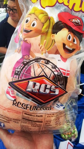 OC Fair Tasty Treats Bacon Cotton Candy