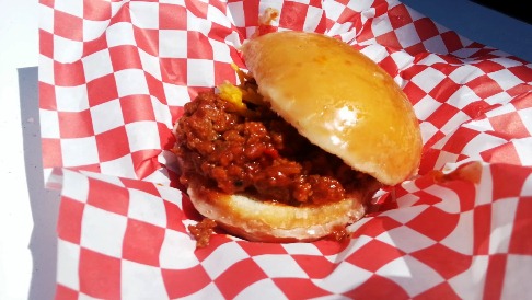 OC Fair Chicken Charlie Krispy Kreme Sloppy Joe