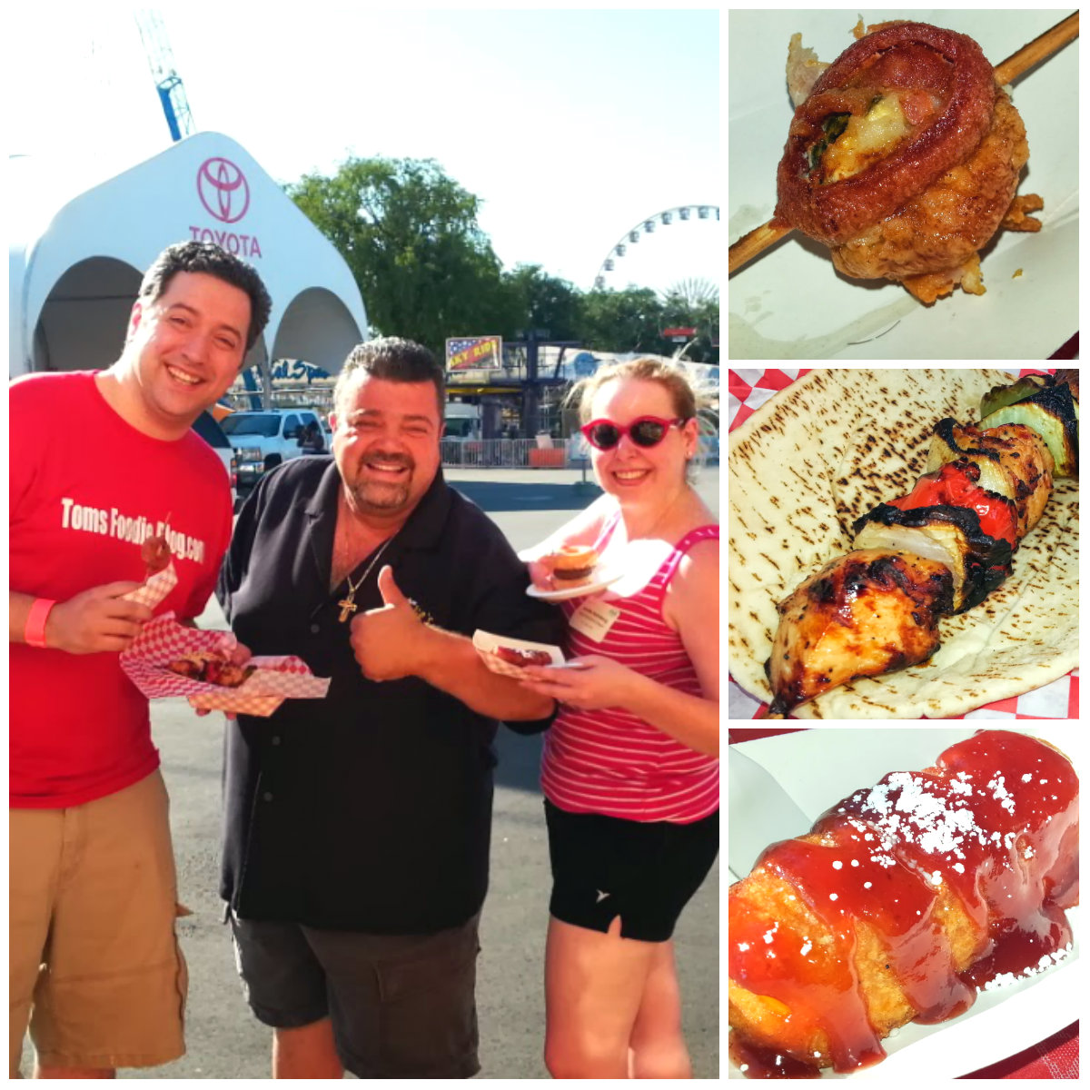 Los Angeles County Fair Chicken Charlie Collage
