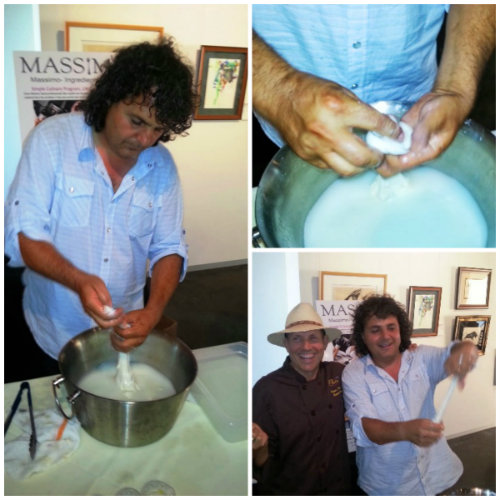 Patchwork Edible Collage Mozarella