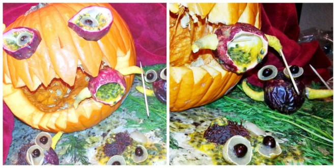 Halloween Decorations, Snacks and Cocktails Using Freaky Fruit
