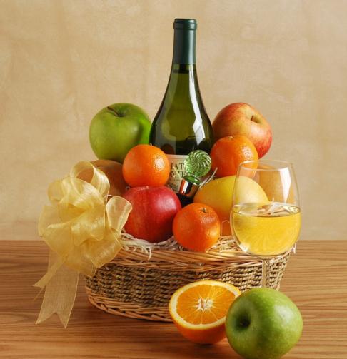 Melissas Vege Gift Basket 100 up reserve wine