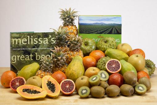 Melissas Vege Gift Basket 200 up exotic fruit of the month