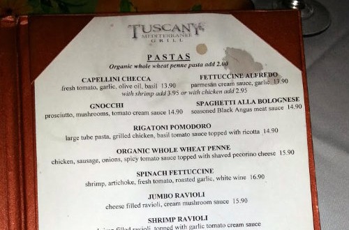 Case Study: Bad Restaurants Practices at Tuscany Grill Irvine