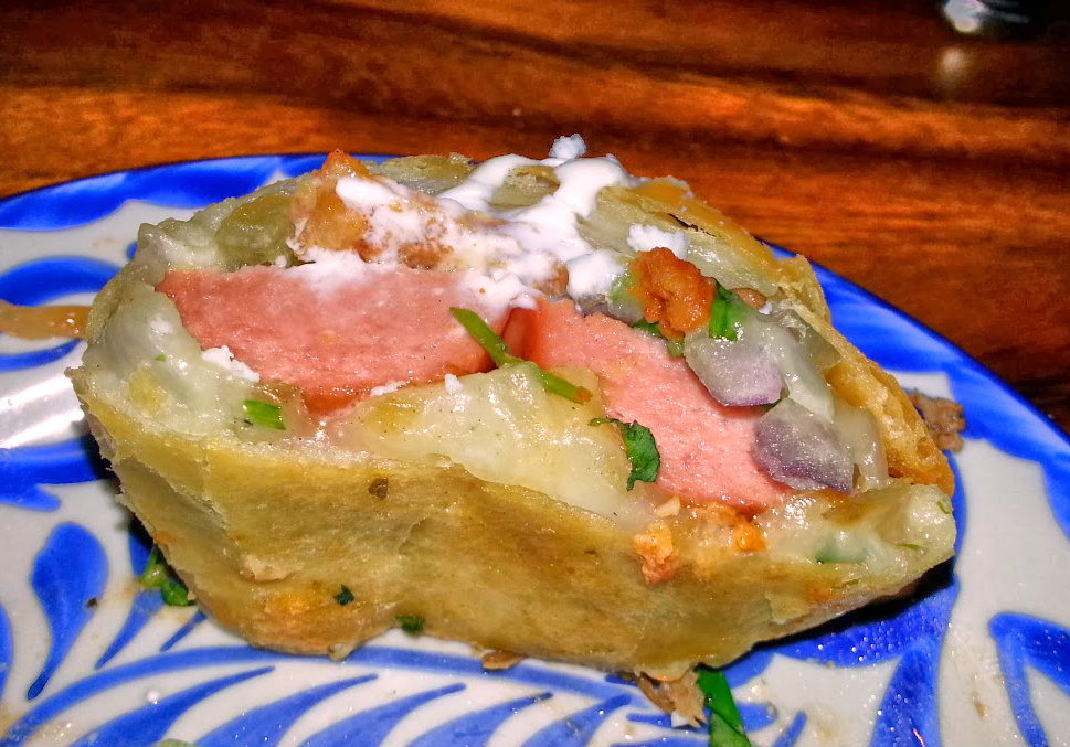 Solita Food perro caliente changa - grilled mexican hot dog 2