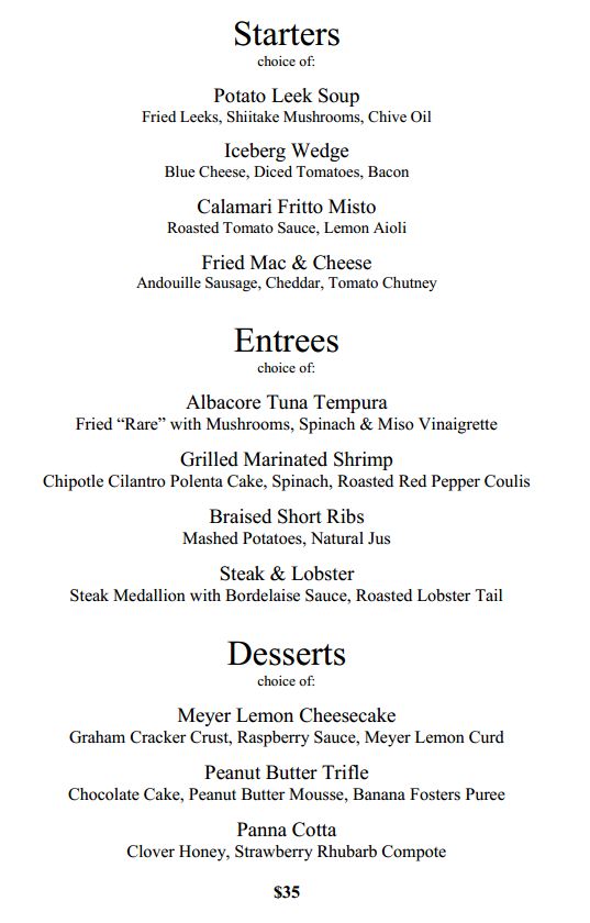 Irvine Restaurant Week McCormick And Smick's Irvine Restaurant Week McCormick And Smick's