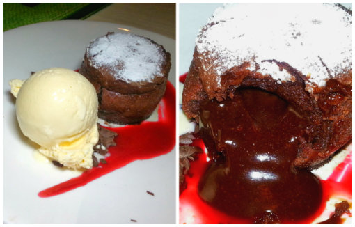 Dessert -  Chocolate Souffle option for Roy's Newport Beach Restaurant Week menu