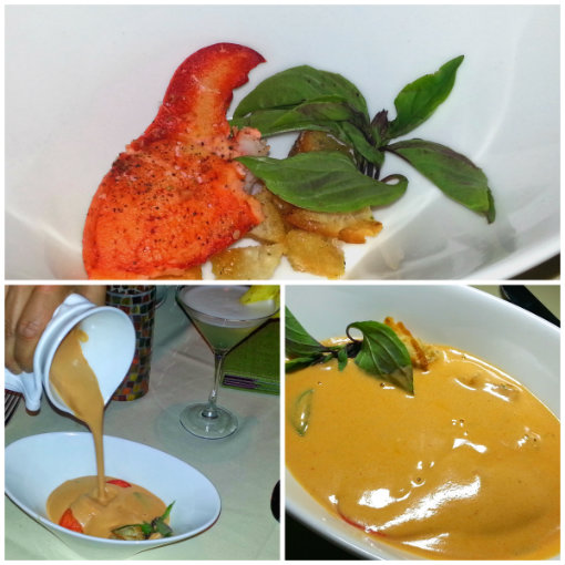 1st Course - Lobster Bisque Soup for Roy's Newport Restaurant Week menu